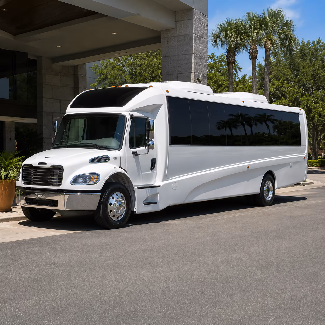 flint 35 passenger minibus