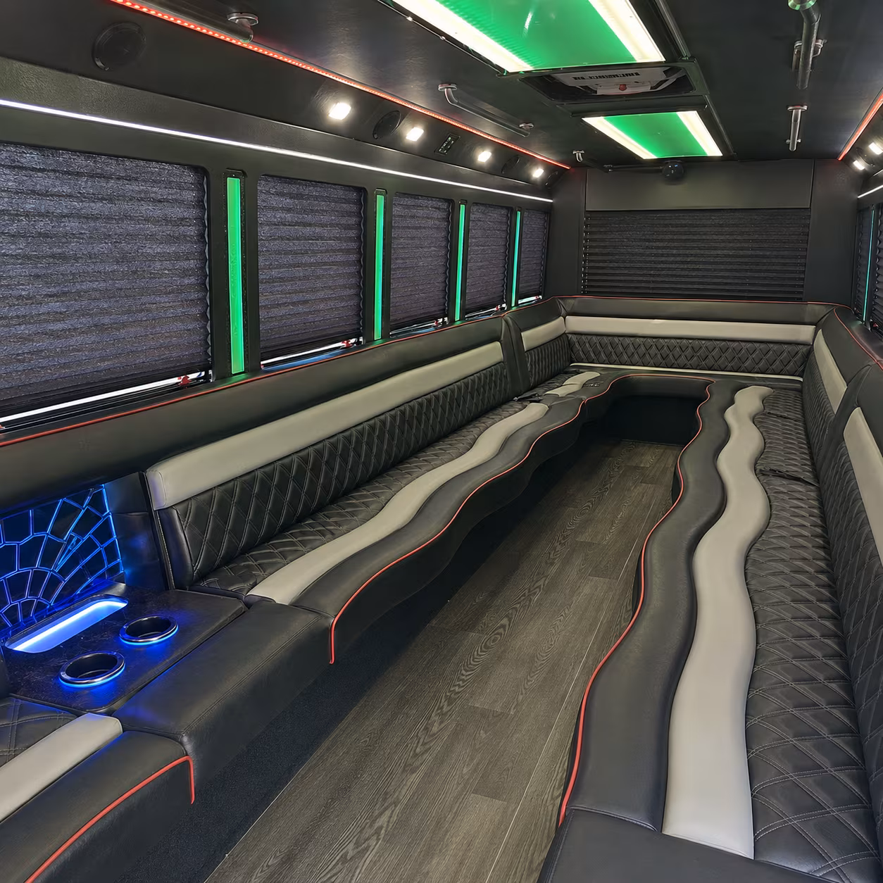 flint corporate party bus rental