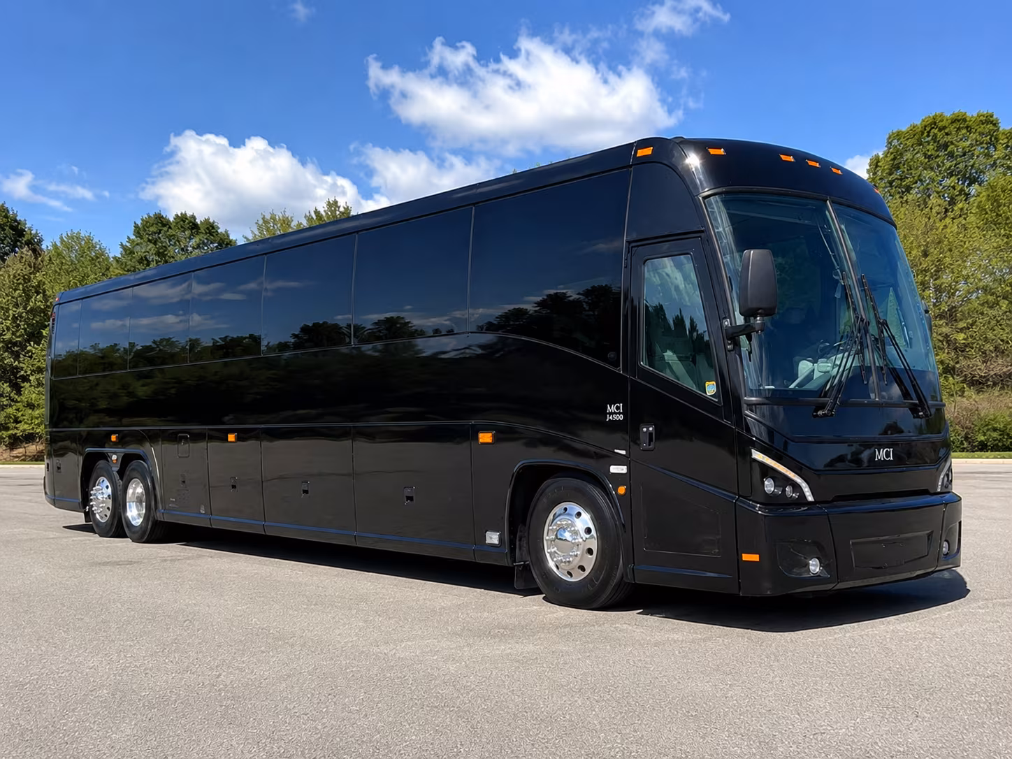 flint government military charter bus rental
