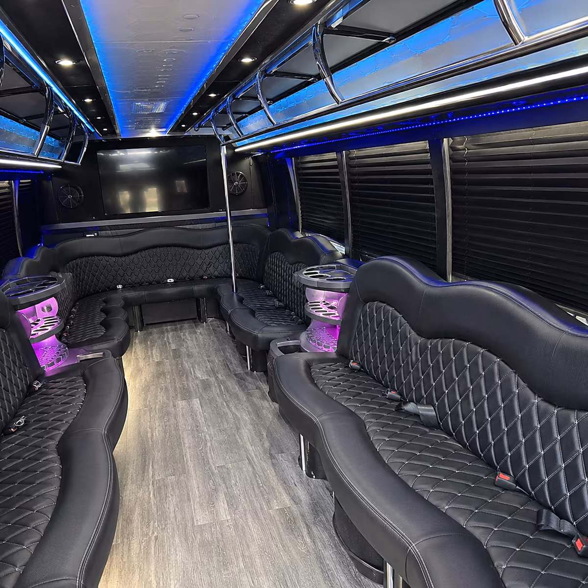 flint party bus inside