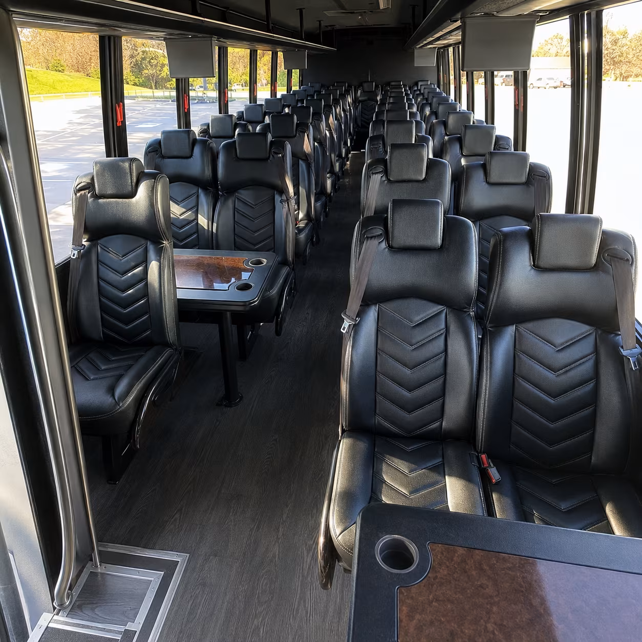 flint prom transportation onboard seating