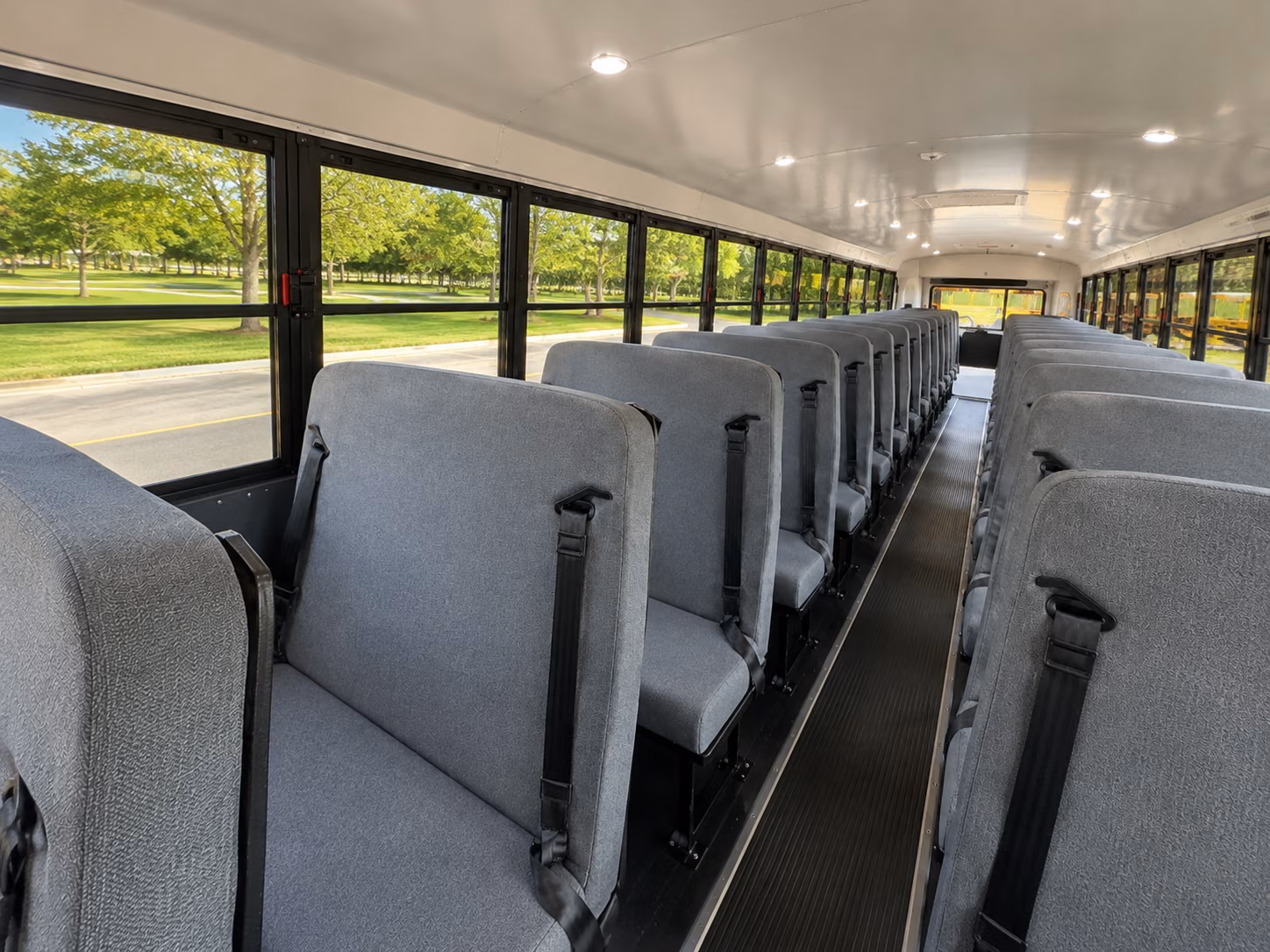 flint school bus interior