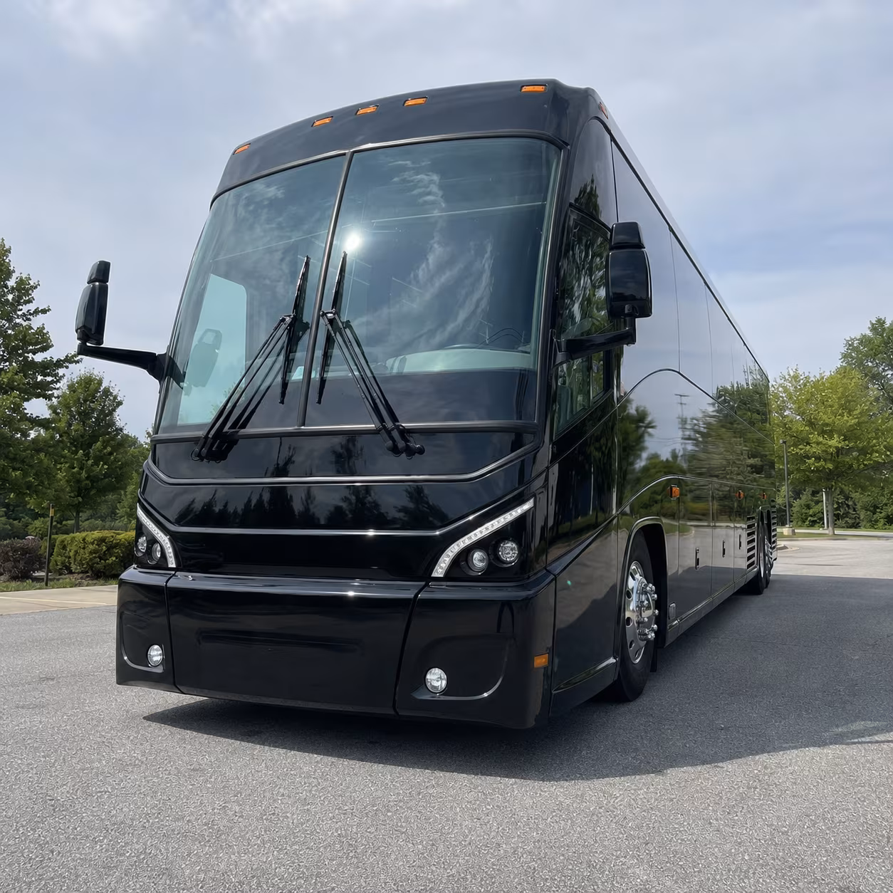 flint wedding charter bus rental