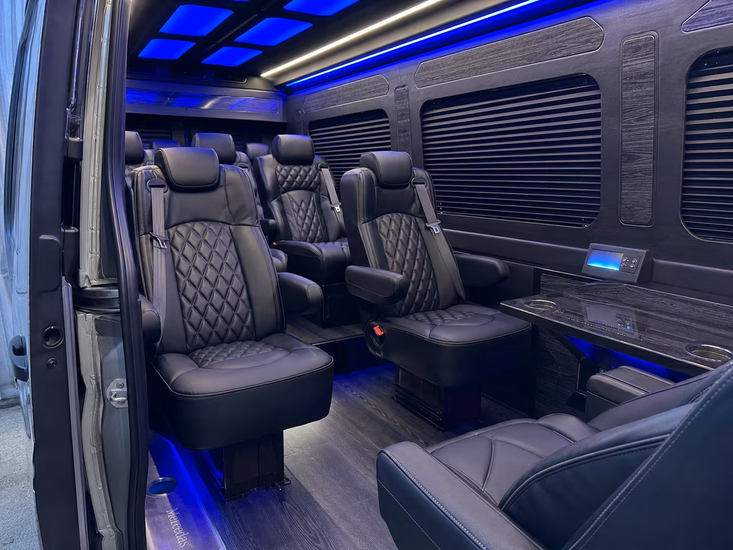 sprinter van transportation for groups and events across flint
